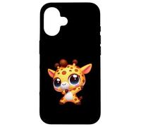 Carino Dabbing Giraffa Cartoon Kawaii Animale Custodia per iPhone 16