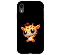 Carino Dabbing Giraffa Cartoon Kawaii Animale Custodia per iPhone XR