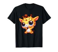 Carino Dabbing Giraffa Cartoon Kawaii Animale Maglietta