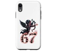 Carino Dark Gothic Valentine 67 - Cupido Freccia Anti Love Meme Custodia per iPhone XR
