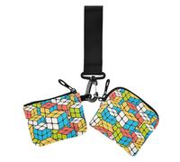 Carino Del Fumetto Delle Donne Cambiamento Portafoglio Casi di Carte Piccolo Staccabile Della Chiusura Lampo Portafoglio Coin Bag con Cinturino Da, Cartone animato, 1 size, Casual