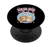 Carino design con scritta "Darling you are my butter" per coppie innamorate PopSockets PopGrip Adesivo