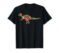 Carino Dino Arcovenator Polka DOT Art Studente DOT Day Ragazzi Kid Maglietta