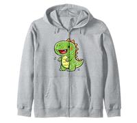 Carino Dino Doodle Bambini Disegno Kawaii Dinosaur Lovers Felpa con Cappuccio