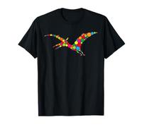 Carino Dino Pteranodon Polka DOT Art Studente DOT Day Ragazzi Bambini Maglietta