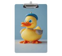 Carino Diorama Duck Appunti Acrilico Carino Moda Appunti Decorativo, 31,8 x 21,6 cm Standard A4 Formato Acrilico Clip per Classe, Insegnanti, Forniture per Ufficio