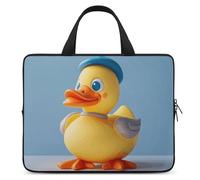 Carino Diorama Duck Custodia per computer portatile da 15 pollici Custodia protettiva da viaggio per computer portatile o tablet