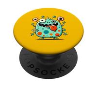 Carino, divertente, mostro, arte, colorato, personaggio dei cartoni animati PopSockets PopGrip Adesivo
