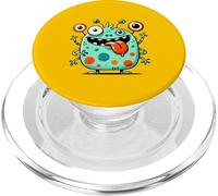Carino, divertente, mostro, arte, colorato, personaggio dei cartoni animati PopSockets PopGrip per MagSafe
