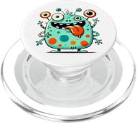 Carino, divertente, mostro, arte, colorato, personaggio dei cartoni animati PopSockets PopGrip per MagSafe