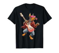 Carino Dobermann Che Suona la Chitarra del Cane di San Valentino Maglietta