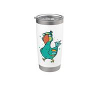 Carino Dodo Bird da Mauritius Bicchiere termico in acciaio inox doppia parete