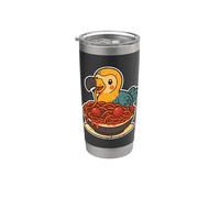 Carino Dodo Spaghetti Pasta Amante Bicchiere termico in acciaio inox doppia parete