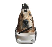 Carino Dog Bone Bowl Woof Paw Crossbody Sling Bag Crossbody Borsa a tracolla Borsa a tracolla Tracolla Tracolla Vita Fanny Pack Uomini Donne