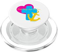 Carino Donna Estetica Cristiana Fede Porta Speranza E Amore PopSockets PopGrip per MagSafe