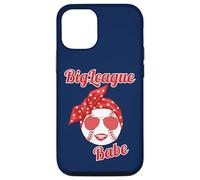 Carino Donne Amore Baseball BigLeague Babe Hot Baseball Mamma Custodia per iPhone 12/12 Pro