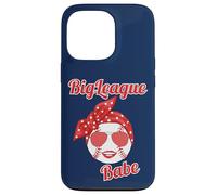 Carino Donne Amore Baseball BigLeague Babe Hot Baseball Mamma Custodia per iPhone 13 Pro