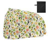 Carino Doodle Disegni Lime Estate Impermeabile Bike Covers Outdoor con Fori di Blocco Anti Polvere Pioggia Neve UV Storage Copertura Pioggia Adatto per la maggior parte forros para