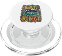 Carino Doodle Mangia Dormire Groom Ripetere Cane Groomer Stylist PopSockets PopGrip per MagSafe