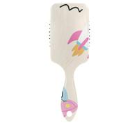Carino e colorato astronave ROCKETS Robot spazzole carine per le donne nere Progettato massaggiatore testa per capelli sottili con manico ergonomico cepillo para cabello de mujer