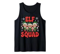 Carino Elf Squad Natale Famiglia Corrispondenza Canotta