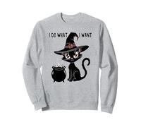 Carino, Faccio Quello Che Voglio, My Cat Witch Magical Black Meow, STO Bene Felpa