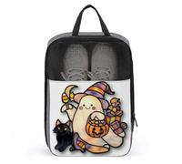 Carino fantasma a forma di zucca Candy Secchiello Scarpa Borsa per Viaggi Uso quotidiano Anti-polvere Portascarpe Golf