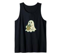 Carino Fantasma Boba Vibes Kawaii Bubble Tea Halloween Mashup Canotta