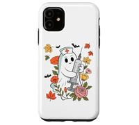 Carino fantasma infermiera con siringa Halloween Spirito Custodia per iPhone 11