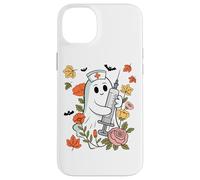 Carino fantasma infermiera con siringa Halloween Spirito Custodia per iPhone 14 Plus
