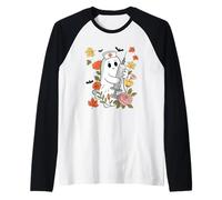Carino Fantasma Infermiera con siringa Halloween Spirito Maglia con Maniche Raglan