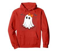 Carino Fantasma Kawaii Ragazze - Spooky Stagione Fantasma Costume Donna Felpa con Cappuccio