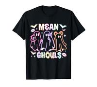 Carino Fantasma Mean Ghouls Neon Halloween Spooky Stagione Costume Maglietta