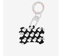 Carino Fantasma Modello di Halloween Stampa Dog Tag A Forma Di Osso Doppio Modello Lati Del Cane ID Tag A Forma Di Osso Pet Name Tags Dog Collar Tag