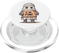 carino fantasma mummia mi va bene Halloween PopSockets PopGrip per MagSafe