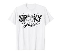 Carino Fantasma Spettrale Halloween Felice Spooky Vibes Divertente Maglietta