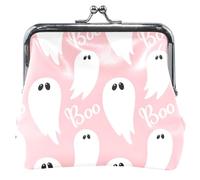 Carino Fantasmi Rosa Donne Portamonete & Sacchetti Fibbia Bacio Blocco Cambiare Borsa per Monete, Fantasmi Carino Rosa 1, classico