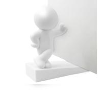 Carino Fermaporta - Supporto decorativo per porta animale, decorativo, 12,2 x 12 cm, cuneo in gomma senza scivolare dorato, per la stanza dei bambini, divertente blocco delle porte dei disegni