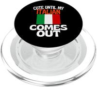 Carino fino a quando il mio italiano esce divertente Italia PopSockets PopGrip per MagSafe