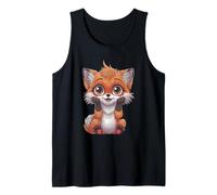Carino Fox Illustrazione Animale Canotta