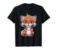Carino Fox Illustrazione Animale Maglietta