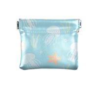 Carino Fumetto Bianco Medusa Pesce Moda Cuoio DELL'UNITÀ di elaborazione Piccola Moneta Unico Mini Caso Cosmetico per Le Donne monedero para Mujer