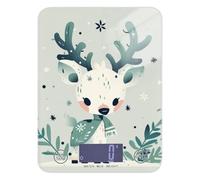 Carino Fumetto Moderno Renna Verde Sapone Fare Mini Bilancia Alimentare 5kg/5g Carino Bilancia Digitale Grammi con 4 Unità per Perdita di Peso Perdita di Peso Perdita di Peso Pesa para Comida
