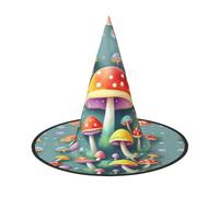 Carino funghi colorati 1 PC Halloween Strega Cappello Costume Party Hat Adatto per Stage Play Accessori