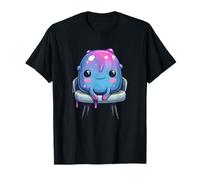 Carino Galaxy Slime Mostro Alieno sulla Sedia Maglietta