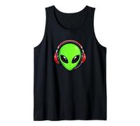 Carino Gamer Alien Head Extraterrestre Gaming Estetica Canotta