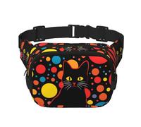 Carino gattino modello trendy alla moda marsupio unisex viaggio sport messenger bag