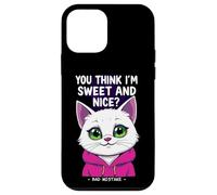 Carino gatto bianco - Sweet Bad Errore 1 - Fan Fun Custodia per iPhone 12 mini