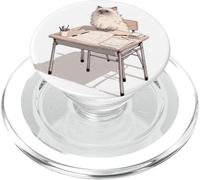 Carino gatto che studia insegnanti e studenti torna a scuola PopSockets PopGrip per MagSafe