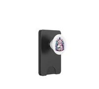 Carino gatto cristallo Kawaii pastello gotico estetico teschio spettrale PopSockets PopWallet per MagSafe